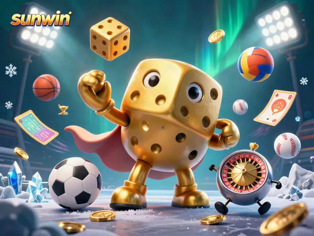 Engage in thrilling gameplay at sunwin with colorful character illustrations and dynamic sports elements.
