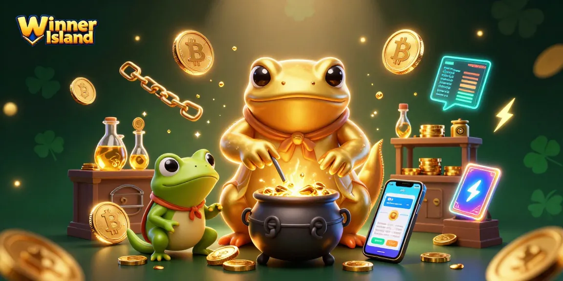 Experience big wins at Winner Island Casino with golden alchemists, crypto elements, and thrilling games.