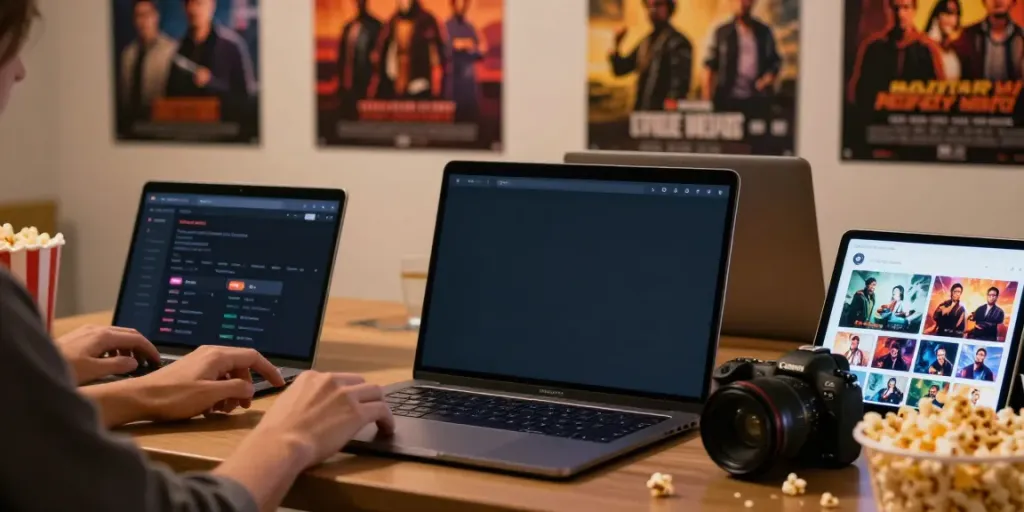 Pikashow old version download setup on Android device surrounded by entertainment.